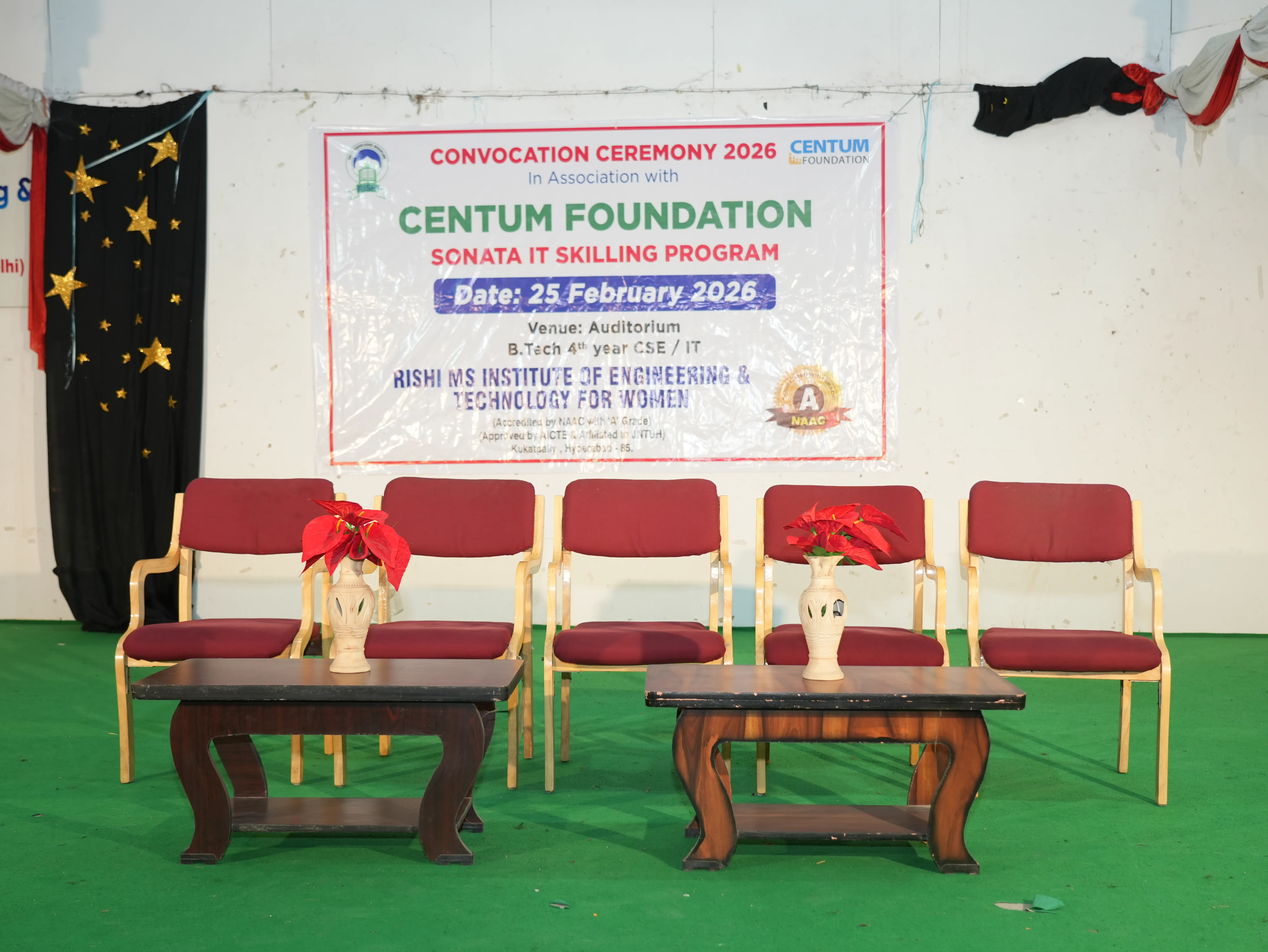 Convocation Ceremony of Sonata CSR through Centrum foundation for 4 th year students - RITW